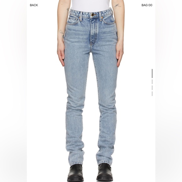 KHAITE Blue Daria jeans - Picture 4 of 4